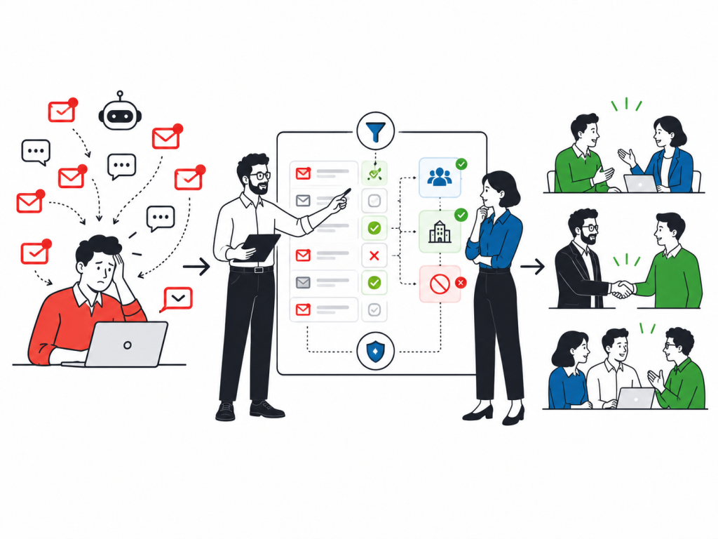 Approach Management als Antwort auf automatisierten Cold Outreach